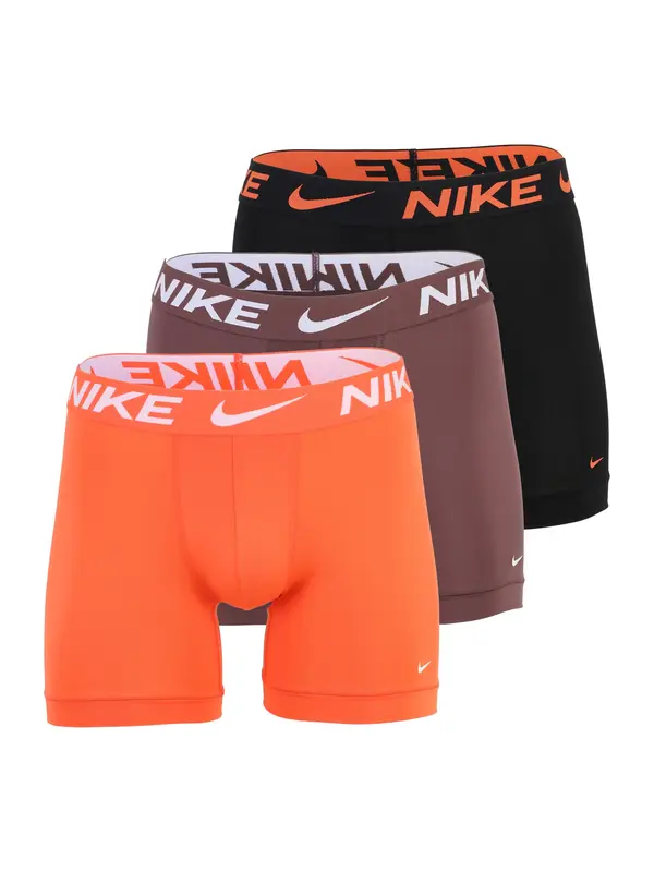 NIKE Underwear NIKE Underwear Športne spodnjice  rjava / oranžna / črna / bela