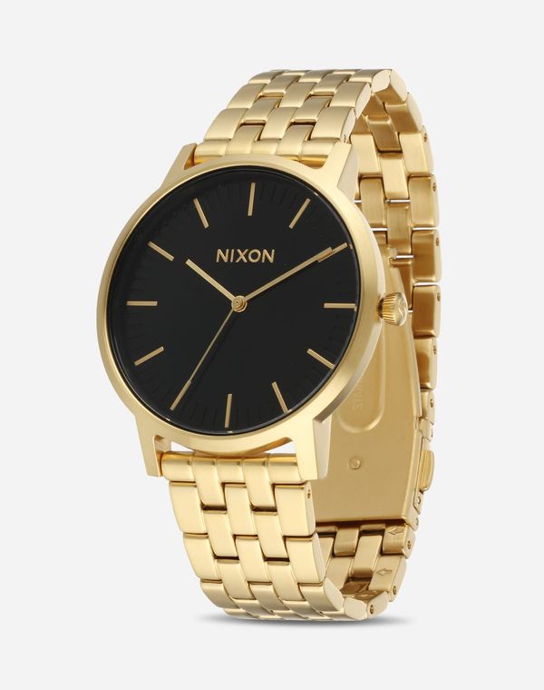 Nixon Nixon Analogna ura 'Porter'  zlata / črna