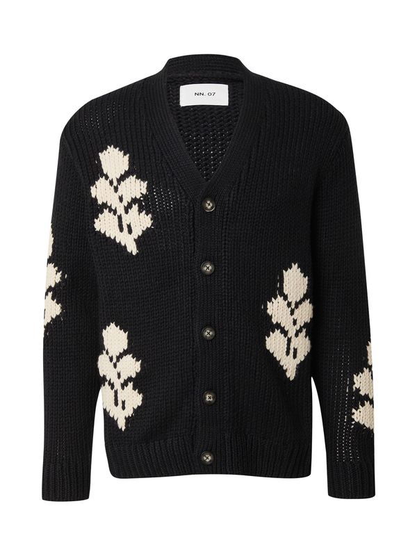 NN07 NN07 Pletena jopa 'Mika'  svetlo bež / črna