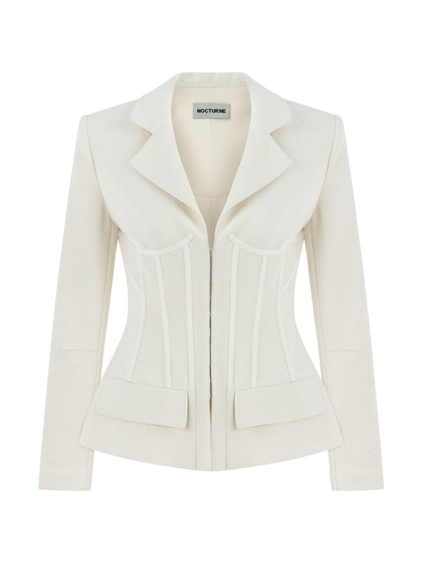 NOCTURNE NOCTURNE Blazer  off-bela