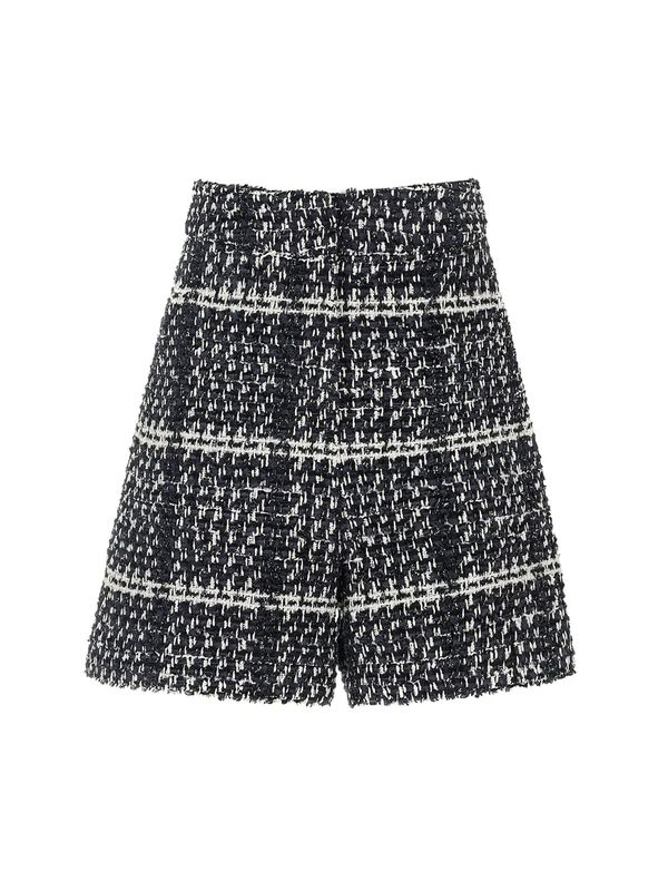 NOCTURNE NOCTURNE Hlače  črna / bela