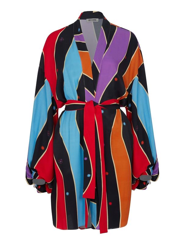 NOCTURNE NOCTURNE Kimono  svetlo modra / lila / rdeča / črna