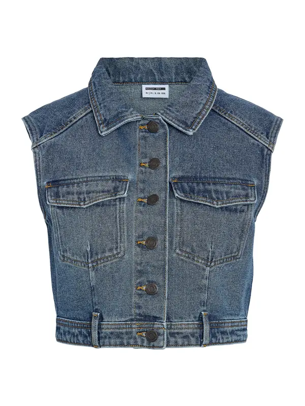 Noisy may Noisy may Brezrokavnik 'NMKettie'  moder denim