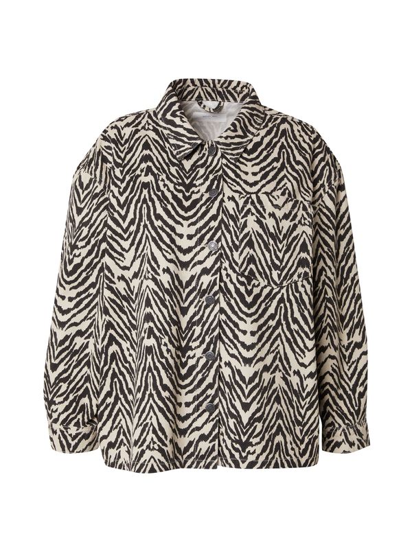 Noisy May Curve Noisy May Curve Prehodna jakna 'NMMARLEY'  kremna / črna