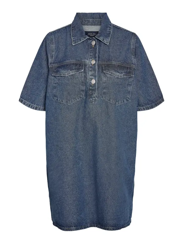 Noisy may Noisy may Dolga srajca 'NMIndie'  moder denim