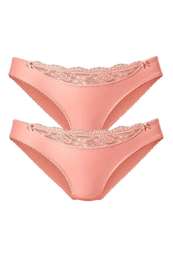 NUANCE NUANCE Spodnje hlačke  losos