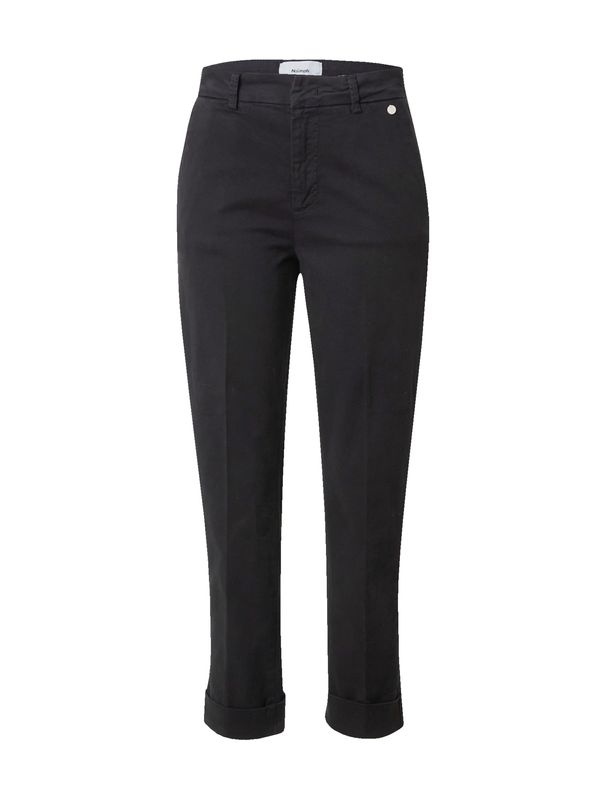 NÜMPH NÜMPH Hlače na rob 'REGITZA'  črna