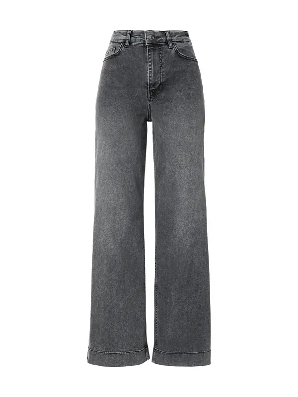 NÜMPH NÜMPH Kavbojke 'NUPARIS'  črn denim