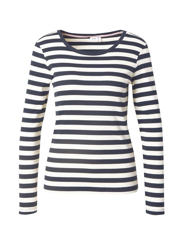 NÜMPH NÜMPH Majica 'MIXIE'  mornarska / bela