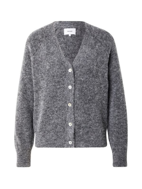 NÜMPH NÜMPH Pletena jopa 'RIETTE'  temno siva