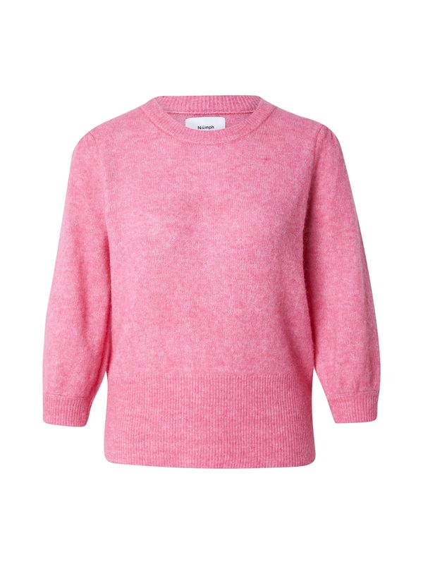 NÜMPH NÜMPH Pulover 'RIETTA'  pegasto roza