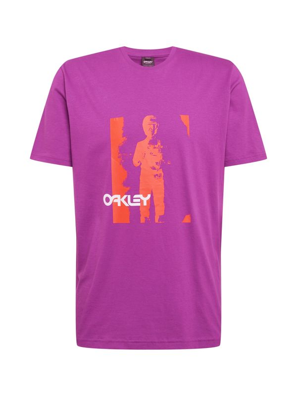 OAKLEY OAKLEY Funkcionalna majica 'JONNY'  lila / oranžna / bela