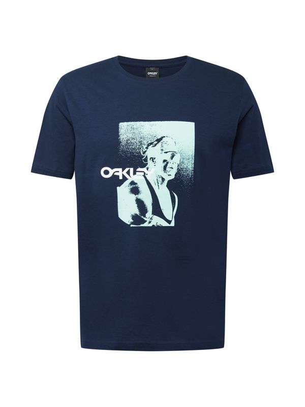 OAKLEY OAKLEY Funkcionalna majica 'Scott Tinley'  svetlo modra / temno modra / meta / bela
