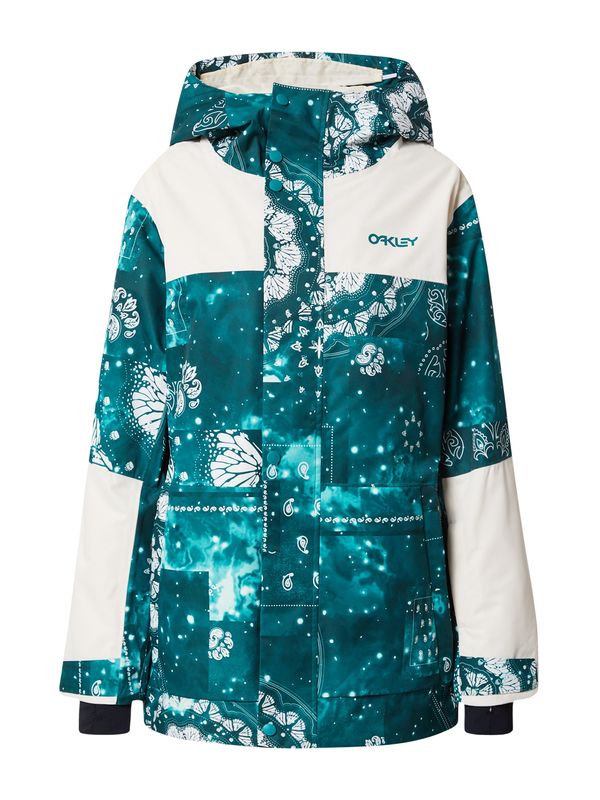 OAKLEY OAKLEY Športna jakna 'AURORA'  žad / off-bela