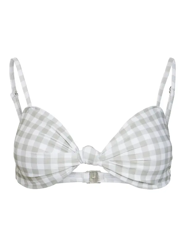 OBJECT OBJECT Bikini zgornji del 'RASMINE'  siva / off-bela