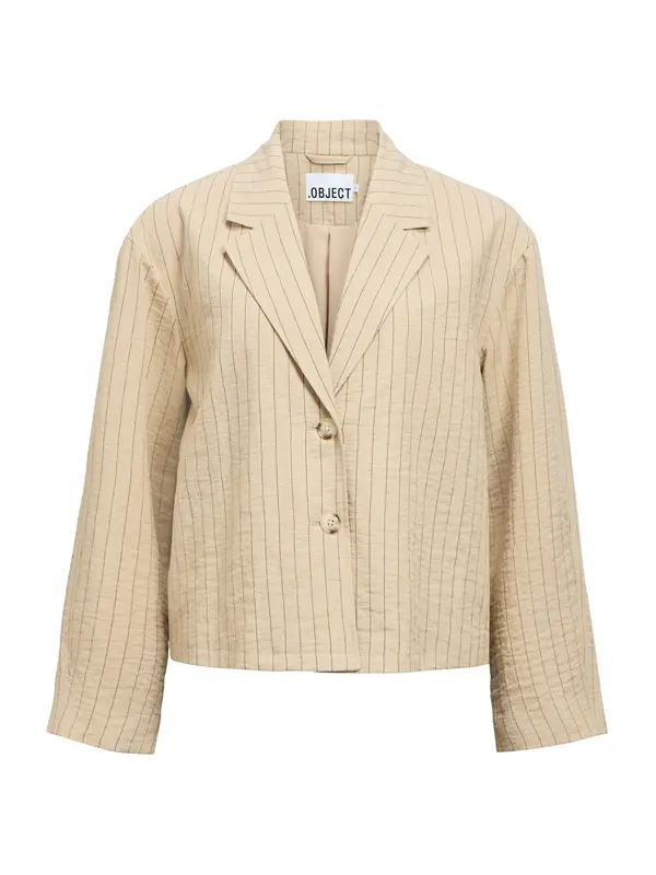 OBJECT OBJECT Blazer 'OBJRINI'  temno bež / črna