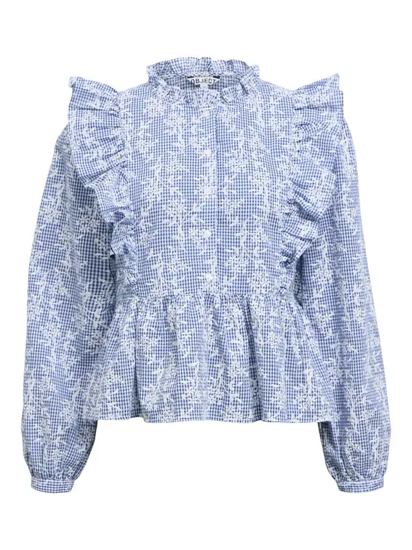 OBJECT OBJECT Bluza 'OBJCIARA'  modra / bela