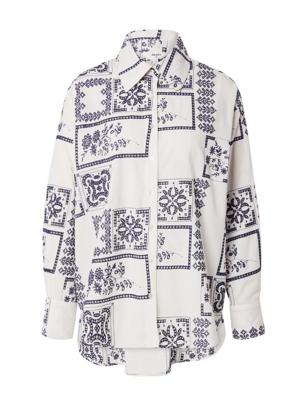 OBJECT OBJECT Bluza 'OBJDICTE'  mornarska / rjava / bela