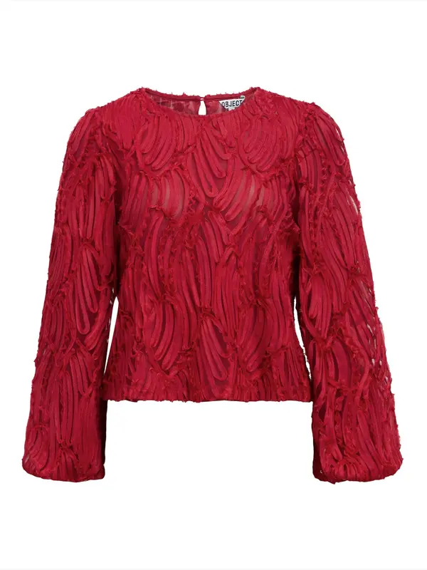 OBJECT OBJECT Bluza 'OBJLucie'  rdeča