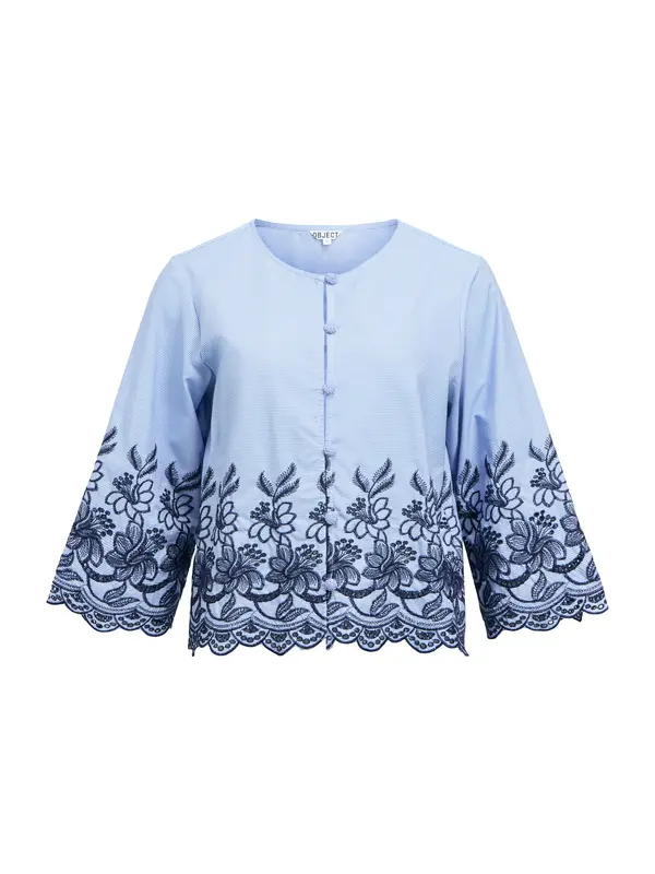 OBJECT OBJECT Bluza 'OBJVanna'  marine / kraljevo modra / bela