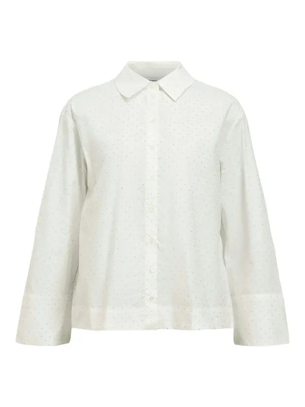 OBJECT OBJECT Bluza 'ROSA'  srebrna / bela