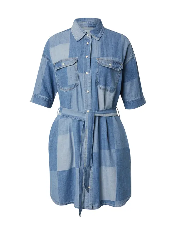 OBJECT OBJECT Dolga srajca 'OBJFrancey'  nebeško modra / moder denim / svetlo modra
