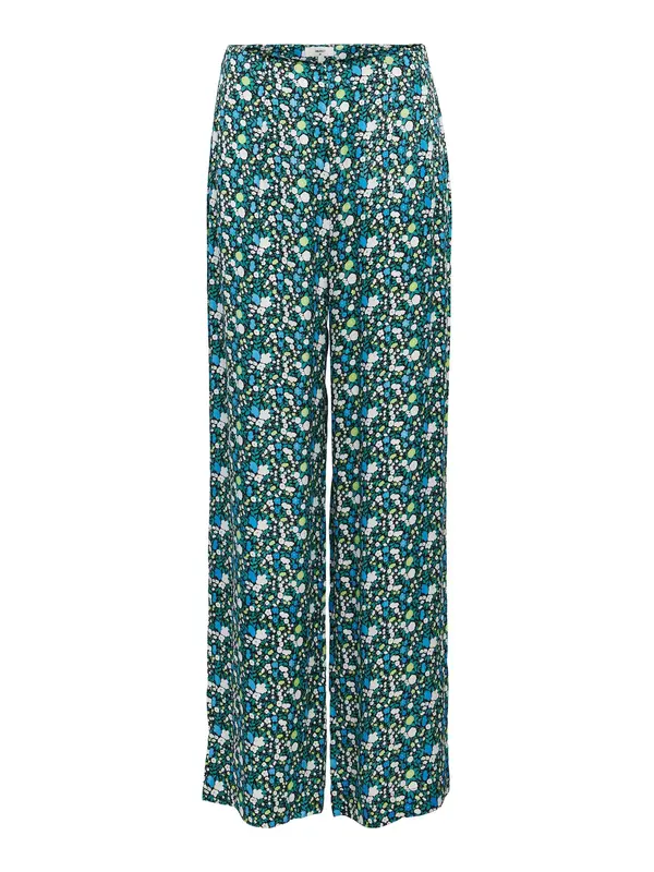 OBJECT OBJECT Hlače 'Jabin'  modra / zelena / črna / bela