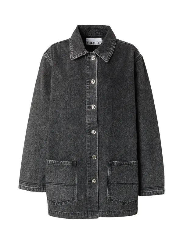 OBJECT OBJECT Prehodna jakna  črn denim