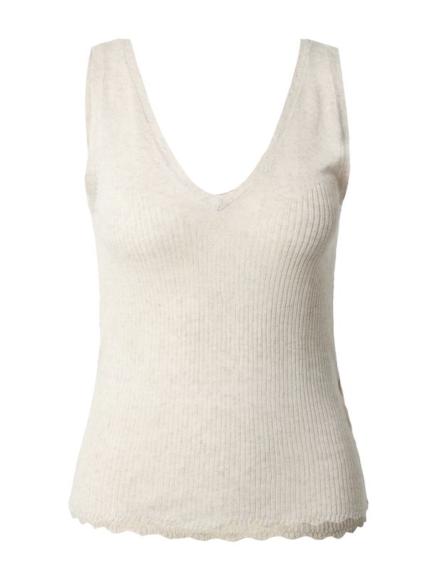 OBJECT OBJECT Top z naramnicami 'ANGIE'  kremna