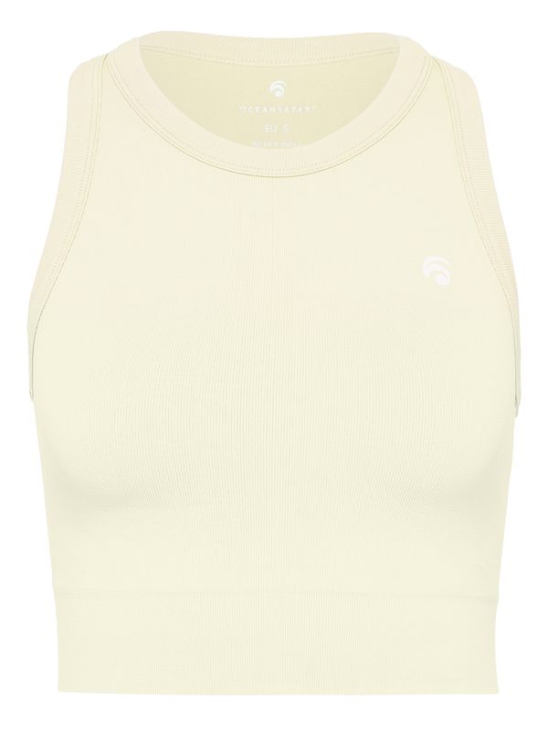 OCEANSAPART OCEANSAPART Športni top 'Sky'  pastelno rumena