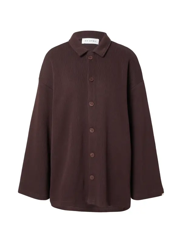 OH APRIL OH APRIL Bluza 'Fleur'  temno rjava