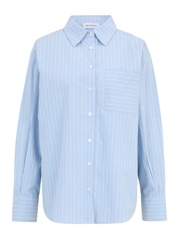 OH APRIL OH APRIL Bluza 'Nia'  svetlo modra / bela