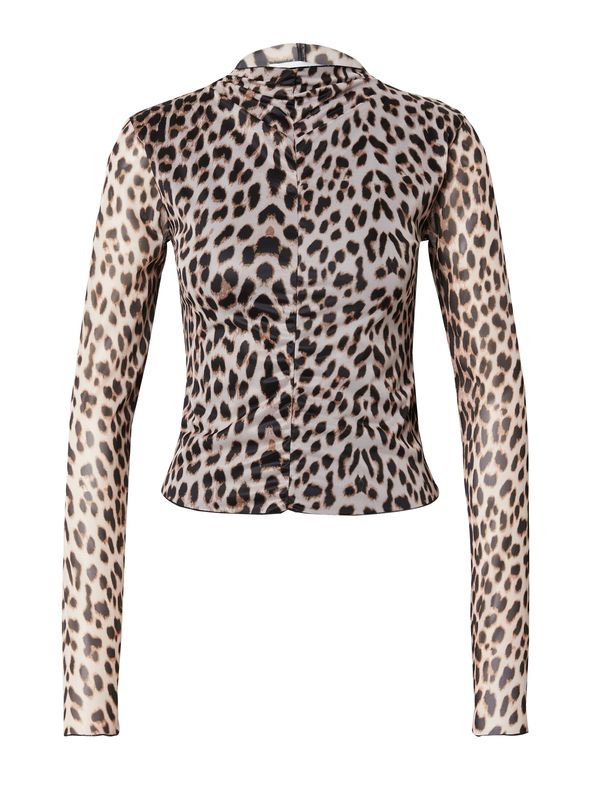 OH APRIL OH APRIL Majica 'Witt'  kremna / karamel / črna