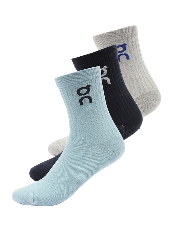 On On Nogavice  svetlo modra / črna / bela