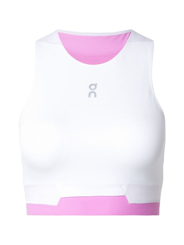 On On Športni nederček  eozin / srebrna / bela