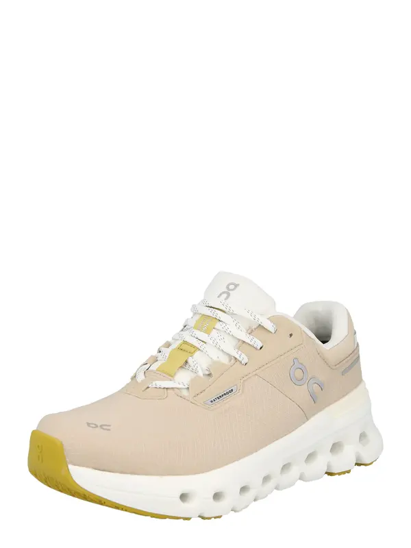 On On Tekaški čevelj 'Cloudrunner 2 Waterproof'  pesek / srebrno-siva