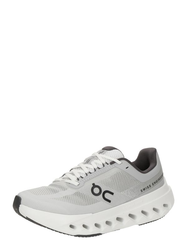 On On Tekaški čevelj 'Cloudsurfer Next'  svetlo siva / črna / bela