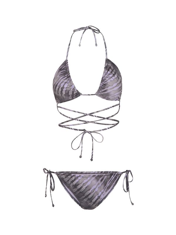 O'NEILL O'NEILL Bikini 'Becca'  siva / svetlo siva / lila