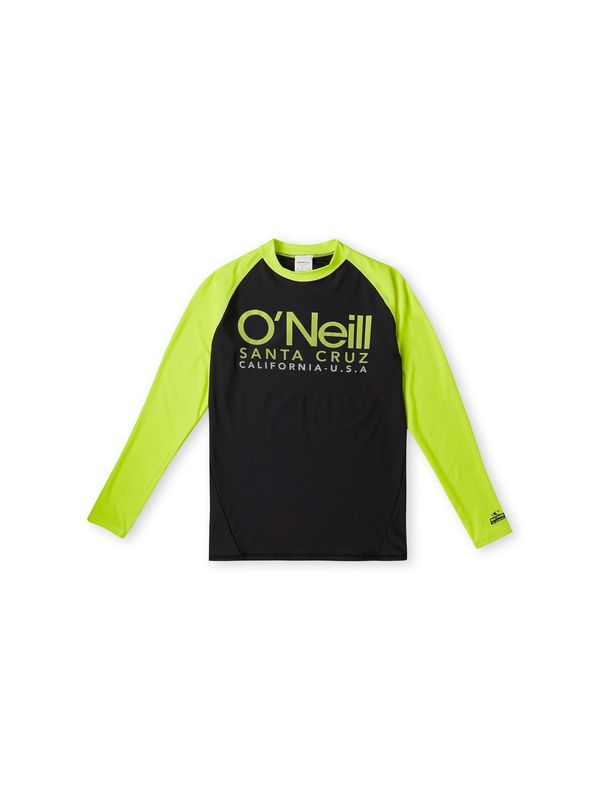 O'NEILL O'NEILL Funkcionalna majica 'Cali'  neonsko zelena / črna