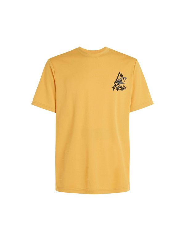 O'NEILL O'NEILL Funkcionalna majica  gorčica / črna