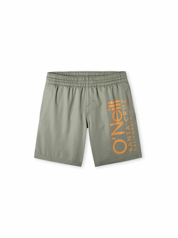 O'NEILL O'NEILL Kratke kopalne hlače 'Cali'  oliva / oranžna