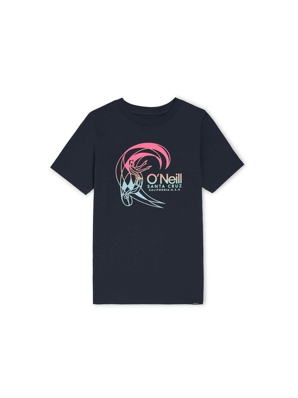 O'NEILL O'NEILL Majica ' Circle Surfer'  modra / roza / črna