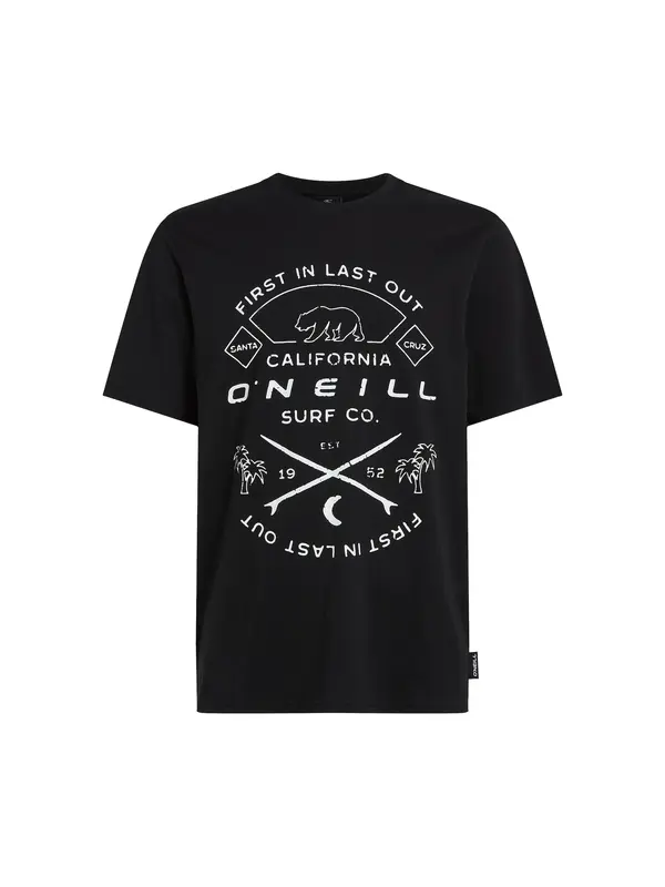 O'NEILL O'NEILL Majica  črna / bela