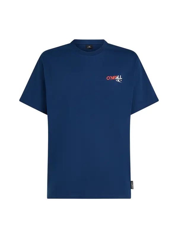 O'NEILL O'NEILL Majica 'Essentials'  temno modra / siva / svetlo rdeča / bela