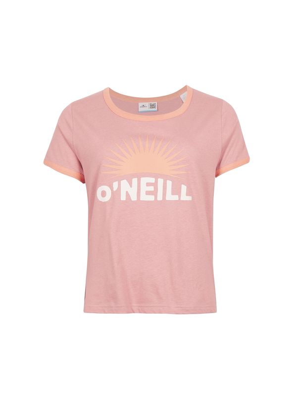 O'NEILL O'NEILL Majica 'Marri Ringer'  mauve / korala / off-bela