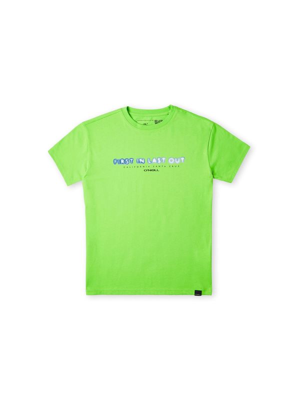 O'NEILL O'NEILL Majica  modra / neonsko zelena / črna / bela