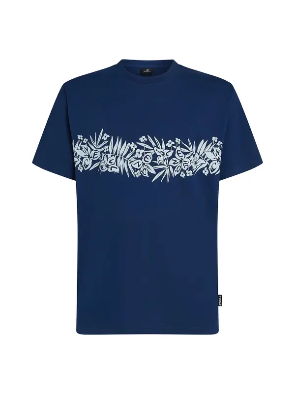 O'NEILL O'NEILL Majica 'Uni Flower'  temno modra / off-bela