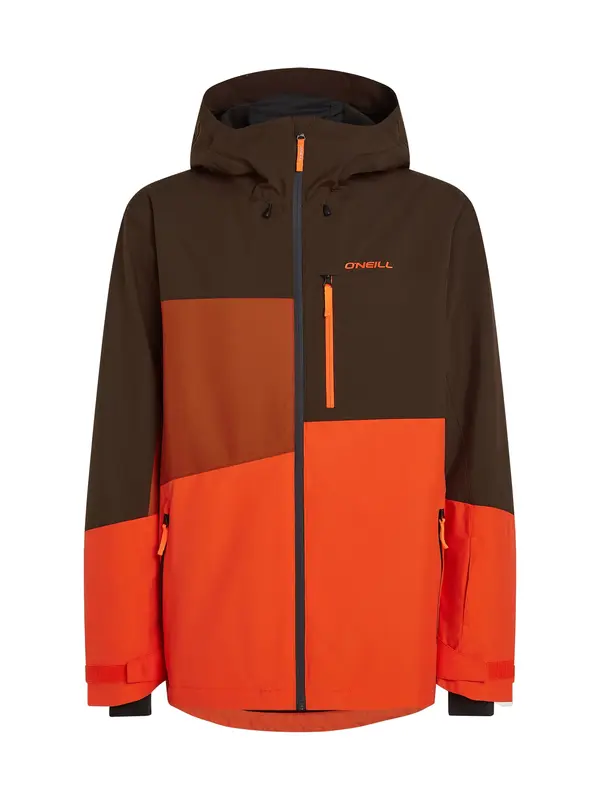 O'NEILL O'NEILL Športna jakna 'Fwc'cruz Triple Snow'  čokolada / jastog / temno oranžna