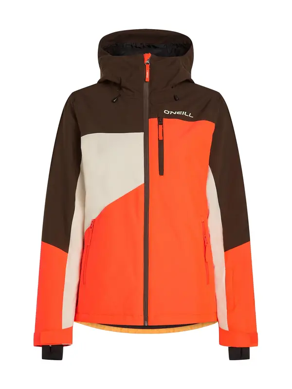 O'NEILL O'NEILL Športna jakna 'Fwc'Cruz Triple'  temno rjava / oranžna / bela