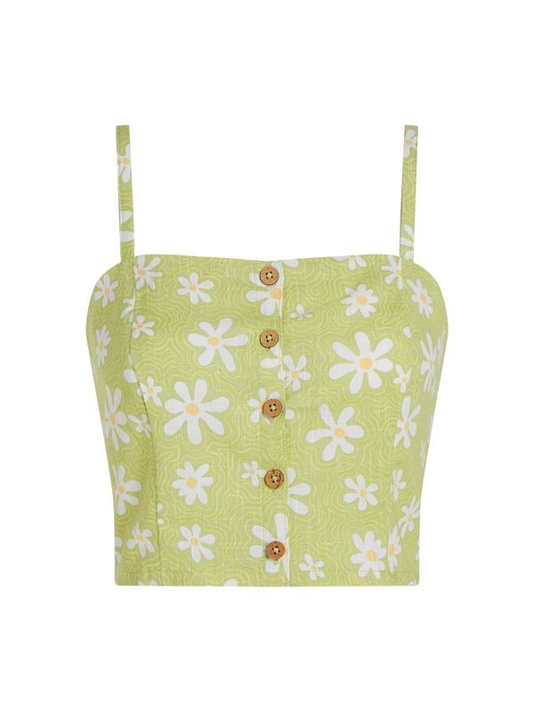 O'NEILL O'NEILL Top  pastelno zelena / svetlo zelena / svetlo oranžna / bela